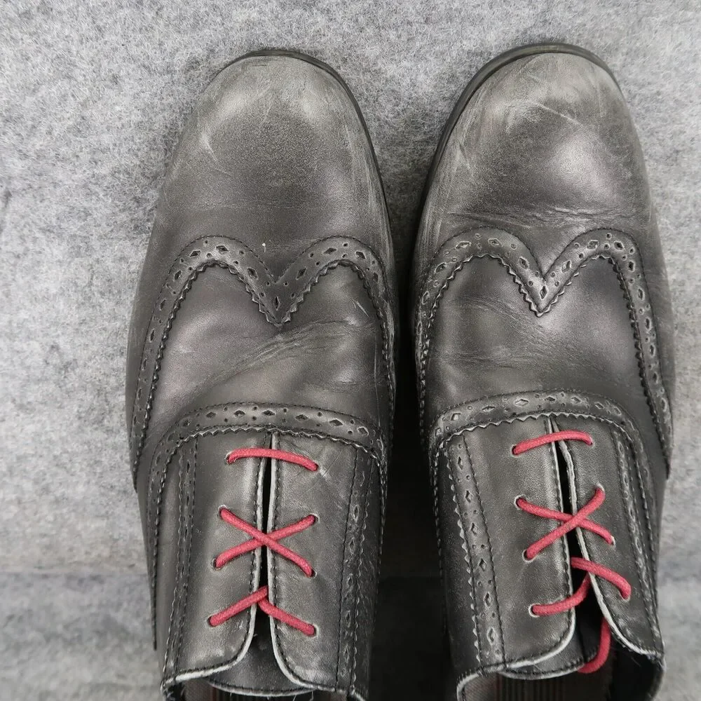 Original Penguin Shoes Mens 13 Oxfords Wingtip Leather Formal Distressed Classic